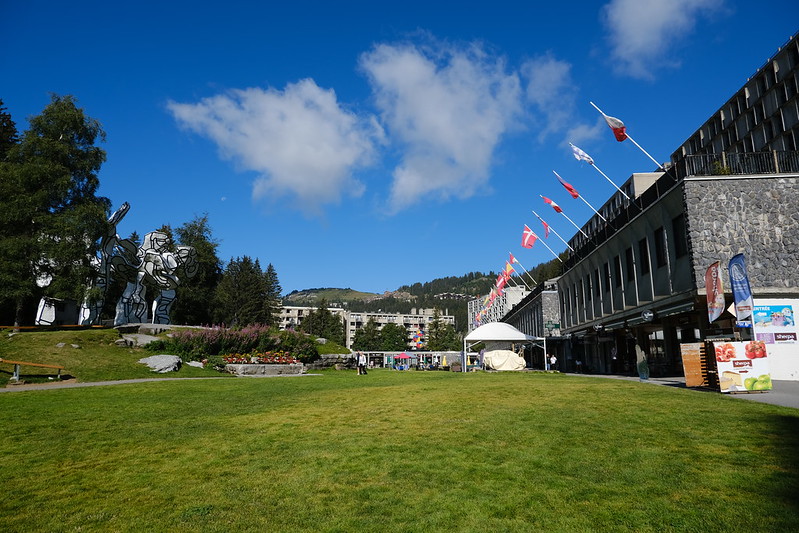 Illustration : Vue sur Flaine Forum