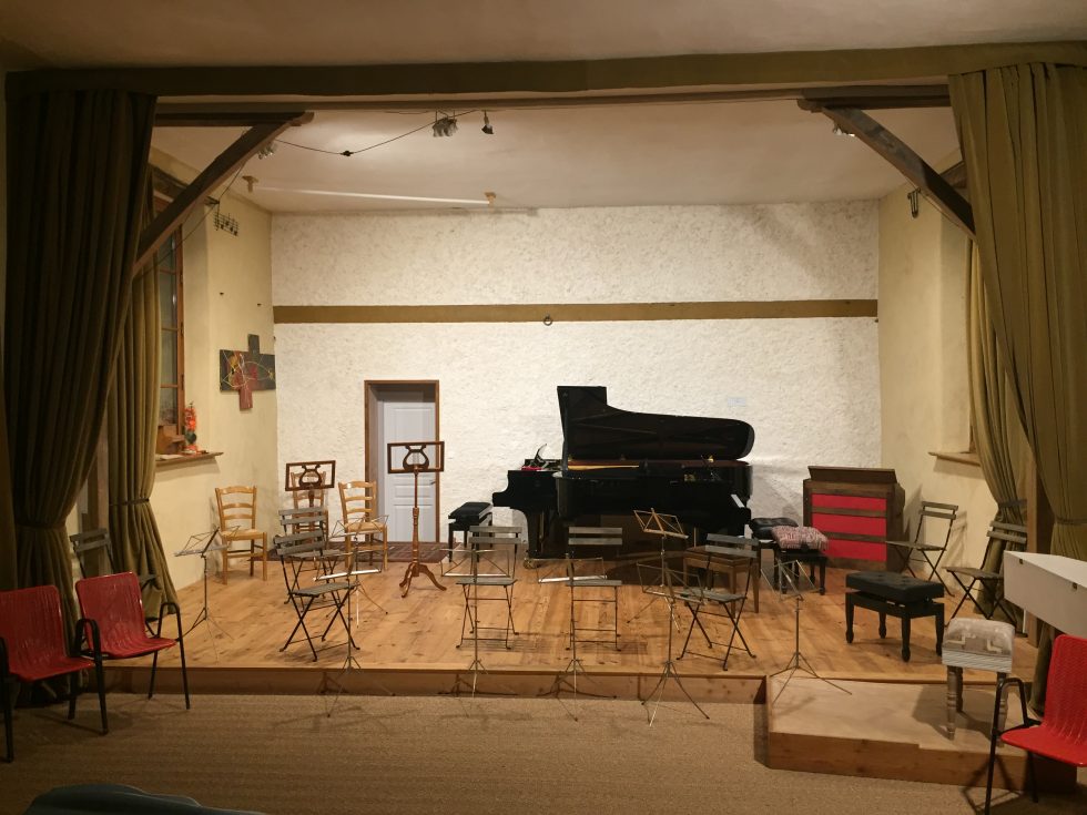 Illustration : La salle de concert du Pianorium